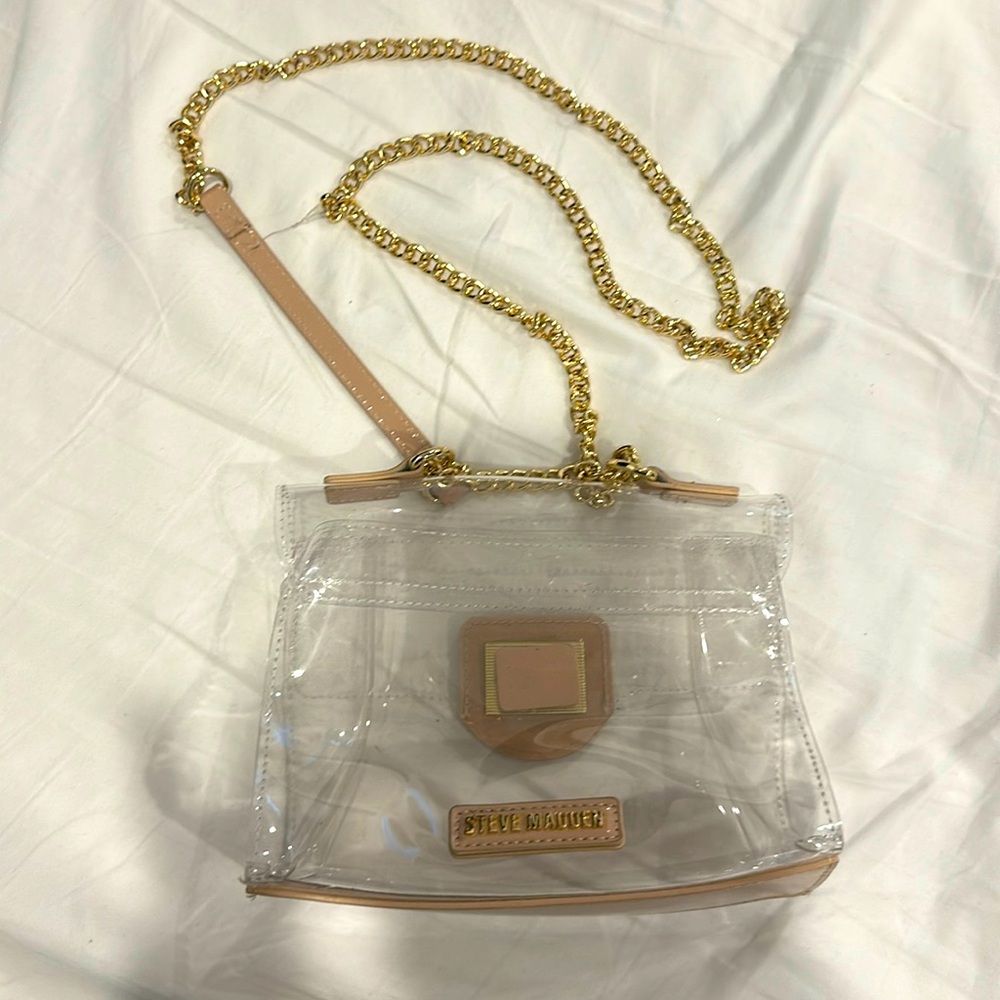 NEW Steve Madden Clear Crossbody Bag